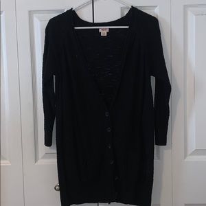 Black Knit Cardigan
